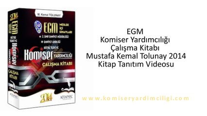 EGM Komiser Yardımcılığı Çalışma Kitabı-Mustafa Kemal Tolunay 2014