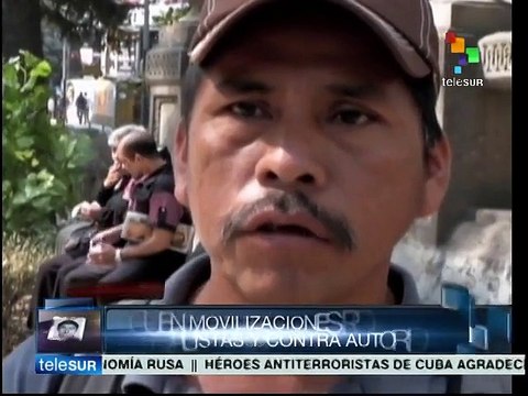 Continúan las movilizaciones en México por estudiantes desaparecidos