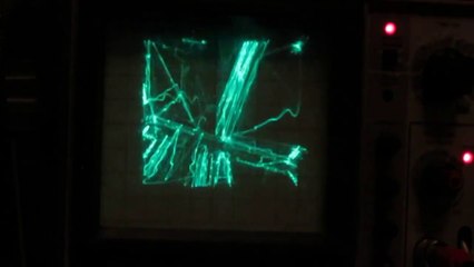 Quake visualisé sur un oscilloscope...