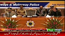 Prime Minister Nawaz Sharif lauds the performance of motorway police and announces 20 percent raise in salaries