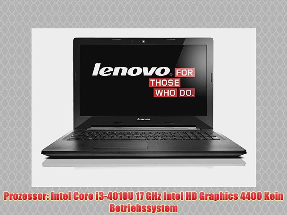 Lenovo G50-70 39.6 cm (156 Zoll HD LED) Notebook (Intel Core i3-4010U 17 GHz 4GB RAM 500GB