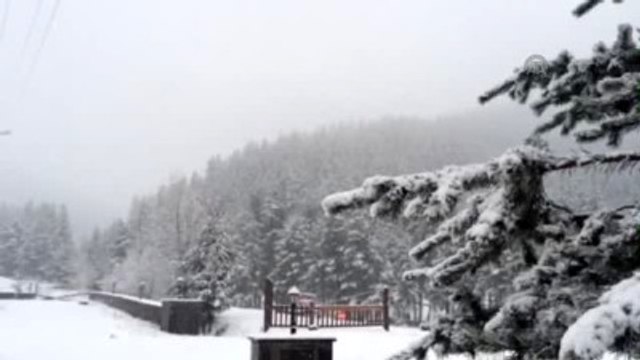 Ilgaz Dağı'nda Kar Kalınlığı 45 Santimetreye Ulaştı