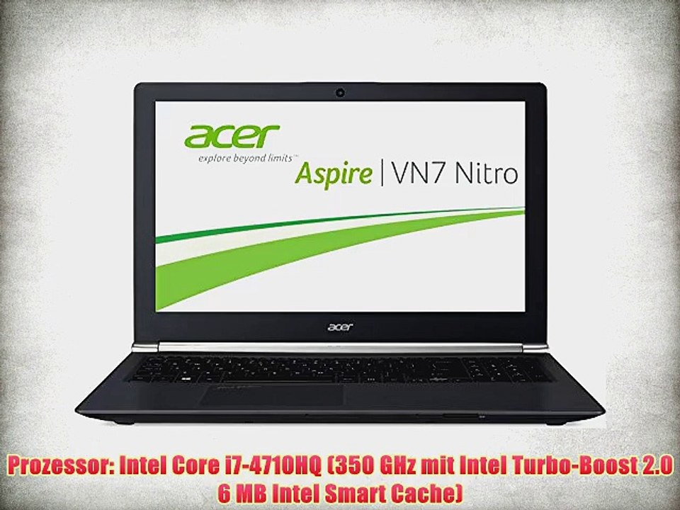 Acer Aspire Black Edition VN7-791G-759Q 439 cm (173 Zoll) Notebook (Intel Core i7-4710HQ 25GHz