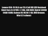 Lenovo G50-70 396 cm (156 Zoll HD LED) Notebook (Intel Core i5 4210U 27 GHz 4GB RAM Hybrid