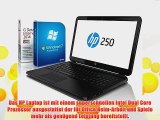 HP 250 G3 (156 Zoll) Notebook (Intel N2830 Dual Core 2x2.58 GHz 4GB RAM 750GB S-ATA HDD Intel