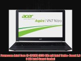 Acer Aspire Black Edition VN7-591G-77A9 396 cm (156 Zoll) Notebook (Intel Core i7-4710HQ 25GHz
