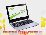 Acer Aspire V3-112P-P5VZ 2946 cm (116 Zoll) Notebook (Intel Pentium Quad Core N3540 21GHz 4GB