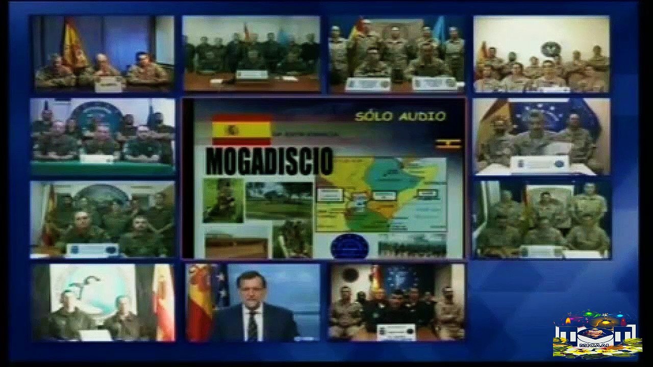 MICAAL-TV "El Presidente del Gobierno de España… Mariano Rajoy felicita a las tropas en el exterior… 2014"