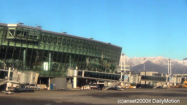 Lufthansa LH 1895 Takeoff from Turin Airport. Air Dolomiti Embraer ERJ-195LR