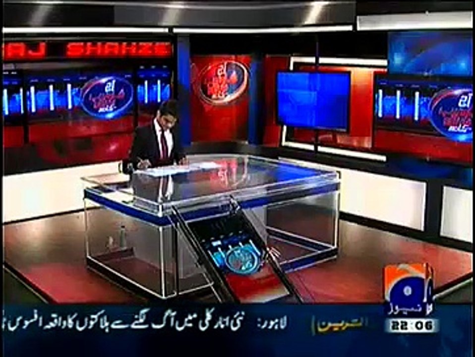 Aaj Shahzaib Khanzada Ke Saath  29 December 2014 | Geo News