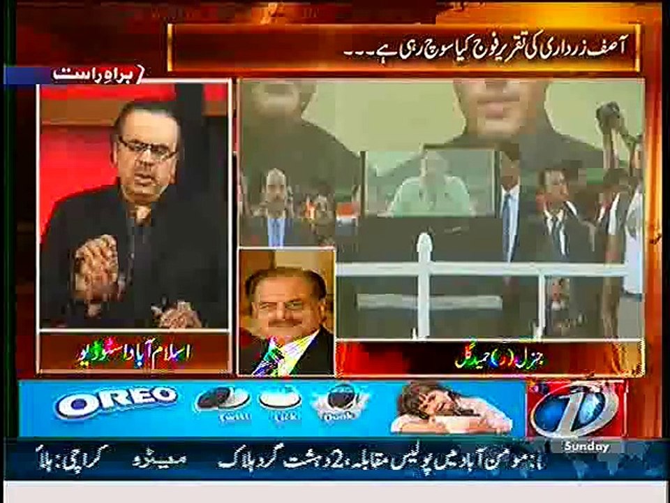 Live With Dr. Shahid Masood (Asif Zardari Ki Taqreer..Army Kiya Soch Rahi Hai??) – 28th December 2014