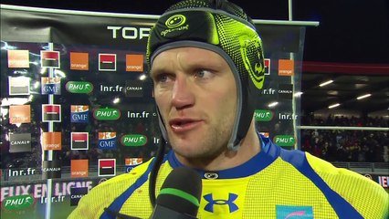 TOP14 - Lyon-Clermont: Interview Julien Bonnaire (CLE) - J14 - Saison 2014/2015