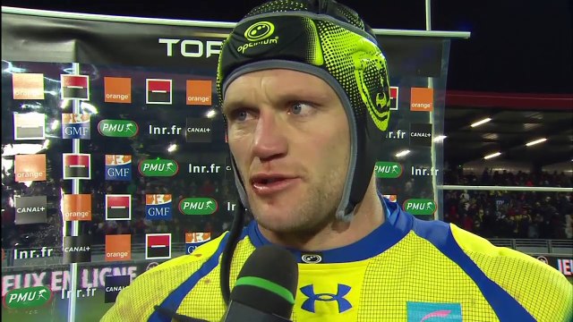 TOP14 - Lyon-Clermont: Interview Julien Bonnaire (CLE) - J14 - Saison 2014/2015