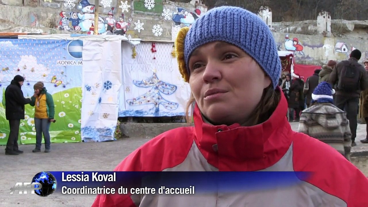 Kiev: pour les déplacés ukrainiens, un Nouvel An loin des bombes