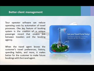 Online Tour Operator Software for Travel Business and Impress Customers