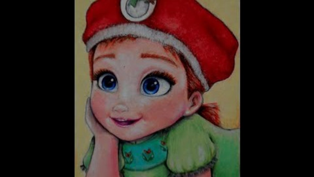 DIBUJANDO LITTLE ANNA DE FROZEN