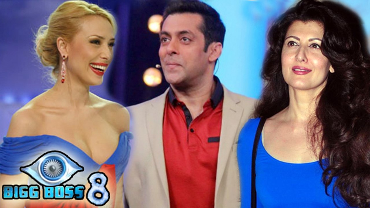 Iulia Vantur & Sangeeta Bijlani Meet Salman On The Sets Of Bigg Boss