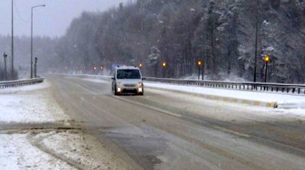 Bolu Dağı'nda Yoğun Kar Yağışı
