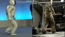 ASIMO vs PETMAN [Most Advanced Humanoid Robots] JAPAN vs USA amazing and funny very awosome