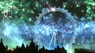 London Fireworks 2014 - New Year's Eve Fireworks