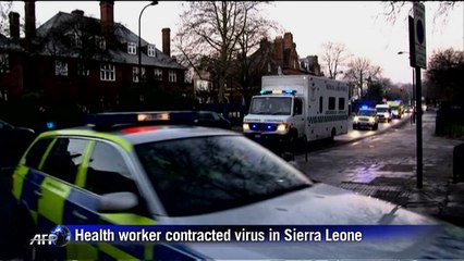 Ebola diagnosed in medical worker in Britain