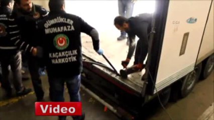 Portakal ve Nar Yüklü Kamyonda Büyük Servet