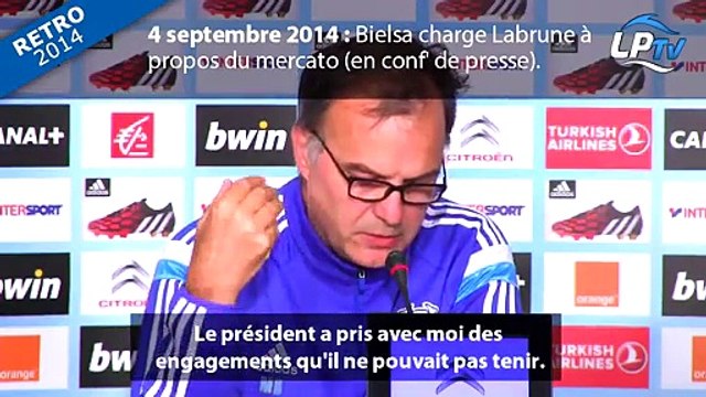 Rétro 2014 : Bielsa charge Labrune