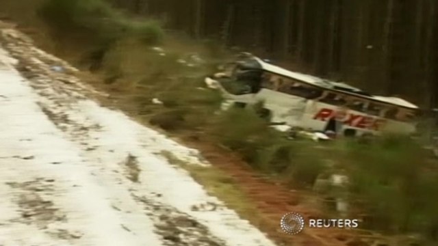 4 killed, 40 injured in bus crash on German highway police