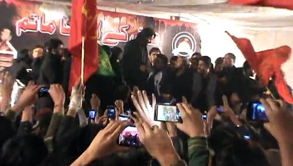 noha khuwan nadeem sarwar entry at malir Jaffar e tiyar on 6 rabiawwal 2014-2015