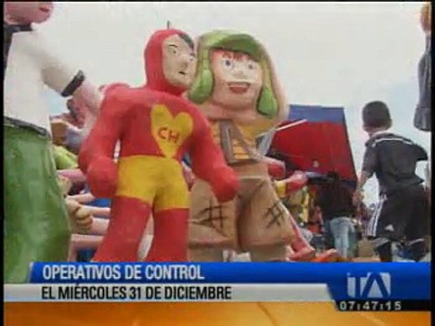 Secretaría de Seguridad realizará operativos de control el 31 de diciembre