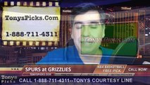 Memphis Grizzlies vs. San Antonio Spurs Free Pick Prediction NBA Pro Basketball Odds Preview 12-30-2014