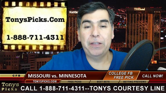 Minnesota Golden Gophers vs. Missouri Tigers Free Pick Prediction Citrus Bowl NCAA College Football Odds Preview 1-1-2015
