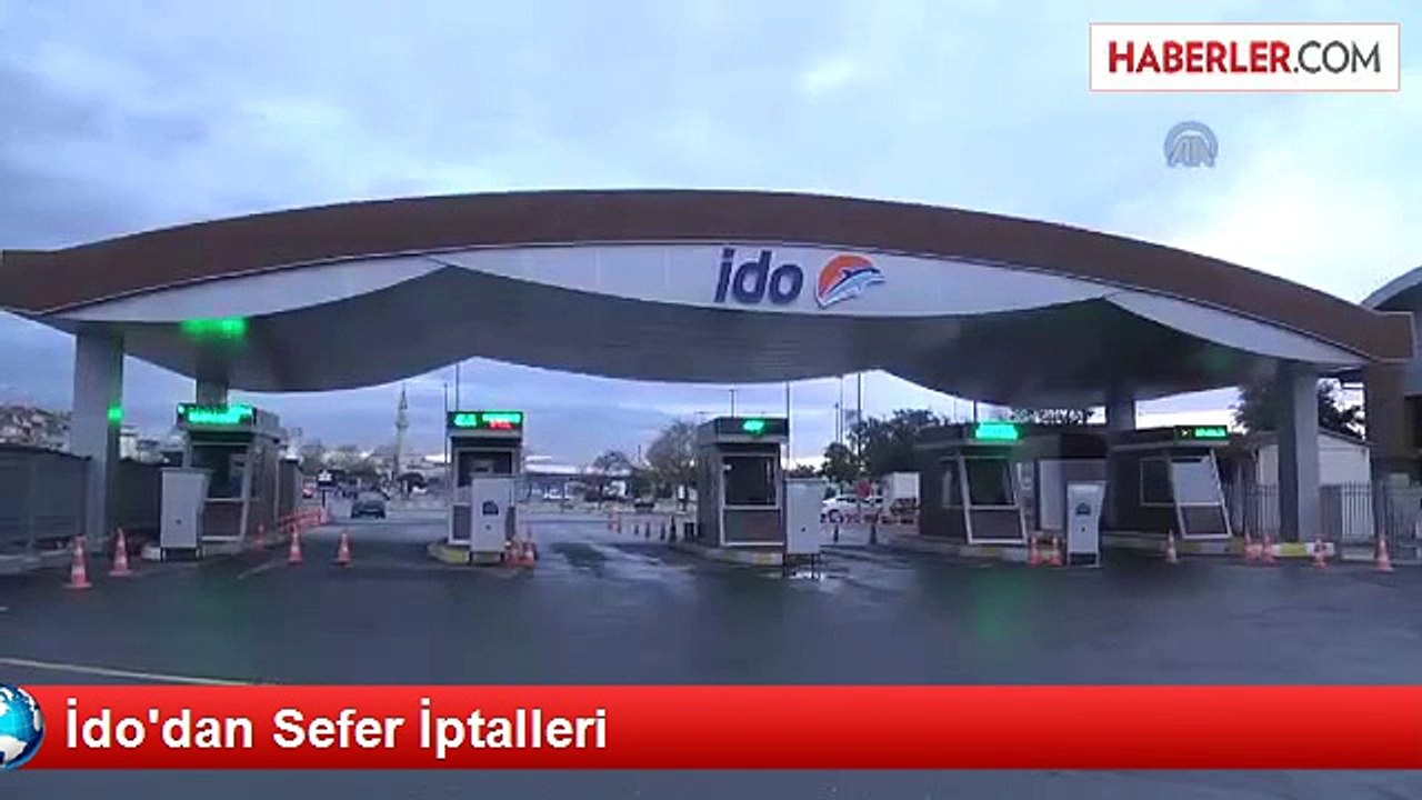 İdo'dan Sefer İptalleri