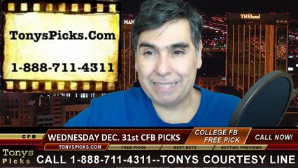 Wednesday College Football Bowl Free Picks Predictions Betting Odds Point Spread Preview 12-31-2014