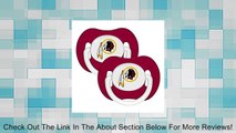 Washington Redskins 2-pack Infant Pacifier Set - 2014 NFL Baby Pacifiers Review