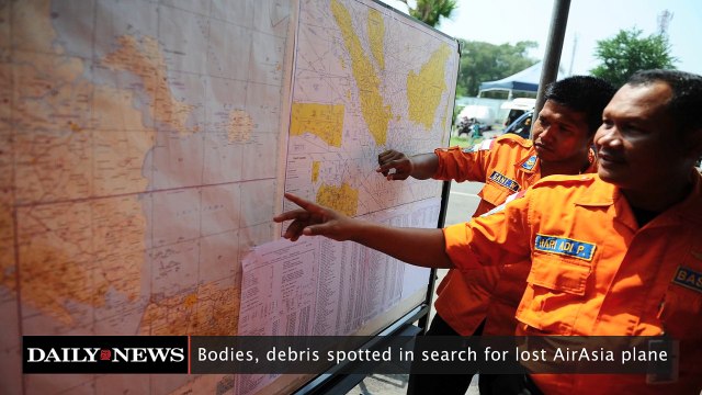 Bodies, Debris Spotted in Search for Lost AirAsia Plane