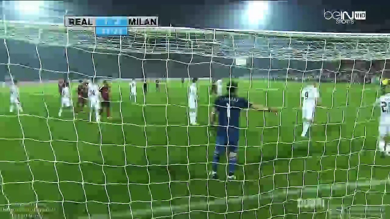 Stephan El Shaarawy Second Goal Real Madrid 1 - 3 AC MIlan (Dubai Football Challenge) 2014
