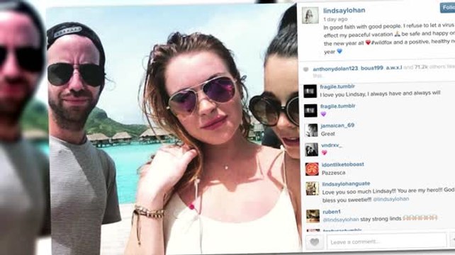 Lindsay Lohan Remains Positive Despite Suffering From Chikungunya Virus