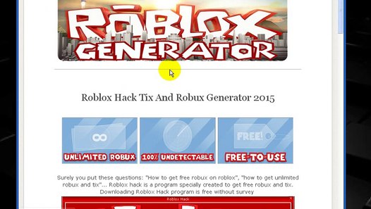 Roblox Hack 2015 Roblox Generator For Unlimited Robux Hack No Survey Video Dailymotion
