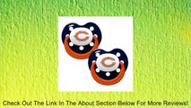 Chicago Bears 2-Tone 2-pack Infant Pacifier Set - 2014 NFL Baby Pacifiers Review