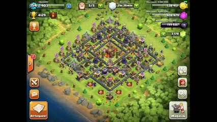 Clash of clans TOP 5 Fails et TOP 5 Meilleurs Raids de la derniere guerre de clans + commentaires !