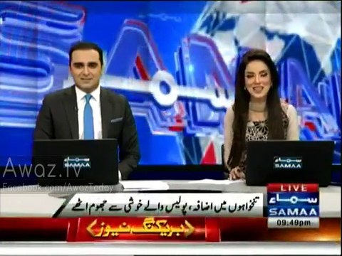 Traffic Policeman dancing as Sindh government has announced to increase salaries of Sindh Police