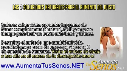 Como Hacer Crecer Los Senos Sin Cirugia - Aumenta Tus Senos