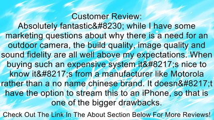 Motorola Focus360 Remote Wireless Indoor and Outdoor Video Baby Monitor with 3.5" Color LCD Screen Review