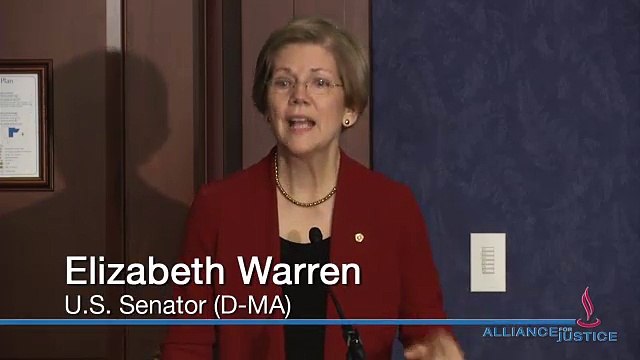 Sen. Elizabeth Warren: Corporations Hold Courts Hostage