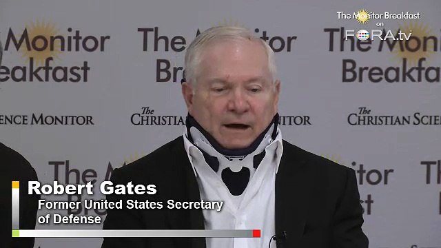 Robert Gates and Pres. Obama Agree on Iran Sanctions