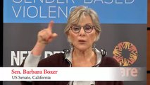 Barbara Boxer on Combatting Military Sexual Assault