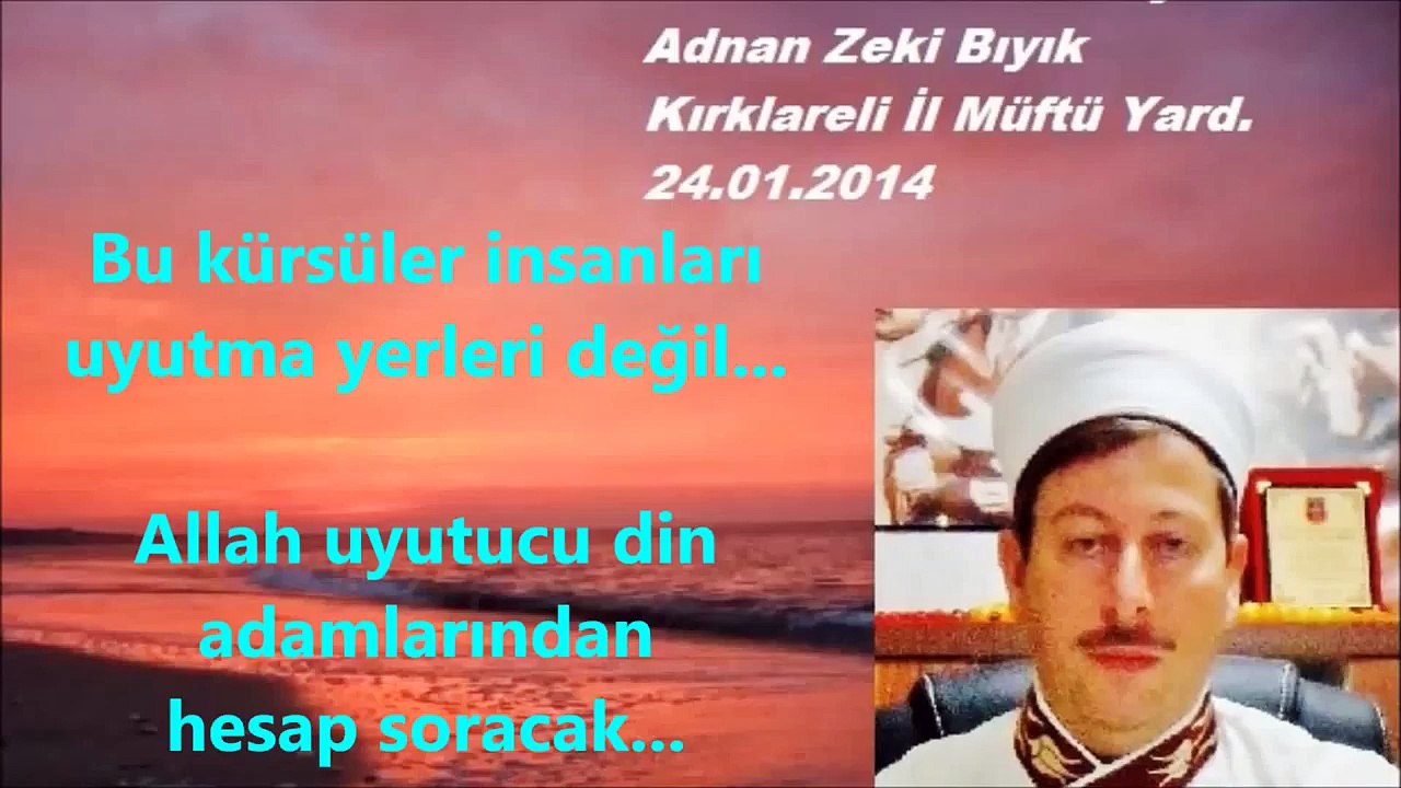 Sıradışı Müftü Kızdı: Vaaz Kürsüleri Uyutma Yeri Değil