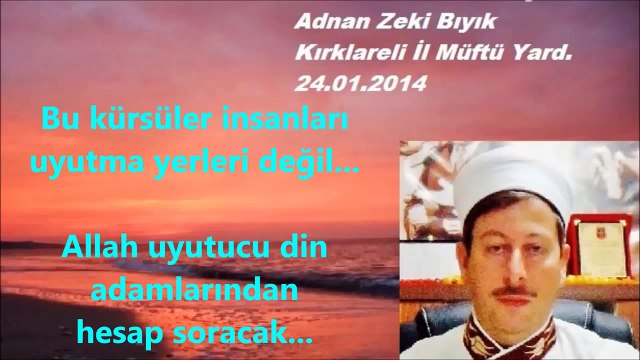 Sıradışı Müftü Kızdı: Vaaz Kürsüleri Uyutma Yeri Değil