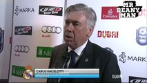Real Madrid 2-4 AC Milan - Carlo Ancelotti Post Match Interview - No Question Gareth Bale Will Stay.